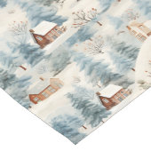 Chemin De Table Court Village de Noël Maisons de neige Coureur de table (Coin)