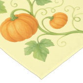 Chemin De Table Court Vin citrouille Avec Fleurs Frieze (Coin)