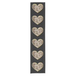 Chemin De Table Court Vintage couple Romance, homme et femme amour