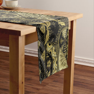 Chemin De Table Court Vintage époque victorienne Anglo Japonais esthétiq