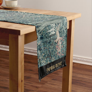 Chemin De Table Court Vintage John Dearle "Greenery" pour William Morris