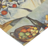 Chemin De Table Court Vintage Le panier des pommes par Paul Cezanne (Coin)