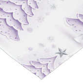 Chemin De Table Court Violet (Coin)