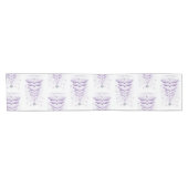 Chemin De Table Court Violet (Horizontal)