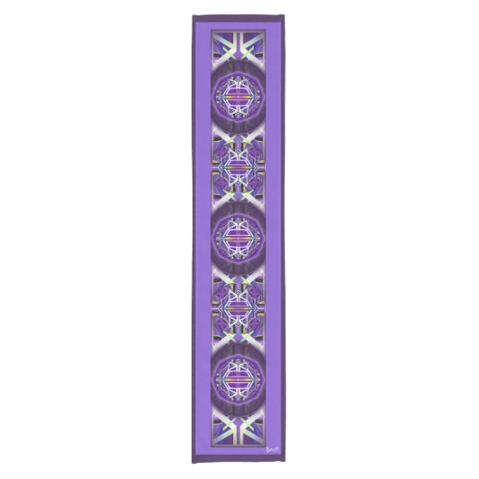 Chemin De Table Court violet W3 (Devant)