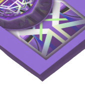 Chemin De Table Court violet W3 (Coin)