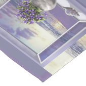 Chemin De Table Court violettes dans un bocal de lune (Coin)