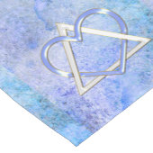 Chemin De Table Court Vive Mon Coeur Juif (Bleu) (Coin)