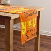 Chemin De Table Court Vous êtes mon soleil (In Situ)