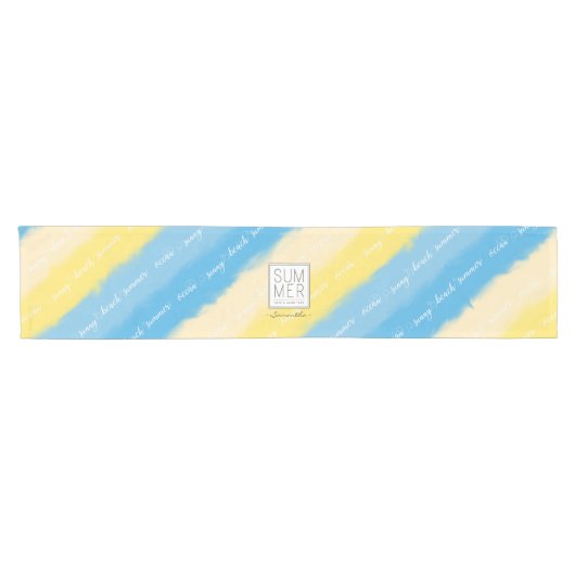Chemin De Table Court Watercolor (Horizontal)