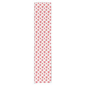 Chemin De Table Court Whimsical Red Hearts Saint Valentin (Devant)