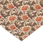 Chemin De Table Court William Morris Anemone, Beige, Brown & Rust Orange (Coin)