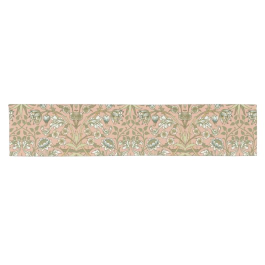 Chemin De Table Court William Morris Hyacinth Flower Rose Art (Horizontal)