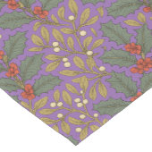 Chemin De Table Court William Morris Inspiré Holly & Mistletoe (Coin)