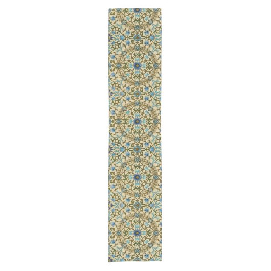 Chemin De Table Court William Morris- Modèle Antique 1873 Vigne et Fleur (Devant)