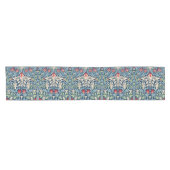 Chemin De Table Court William Morris Snakeshead Fritillaire Floral Desig (Horizontal)