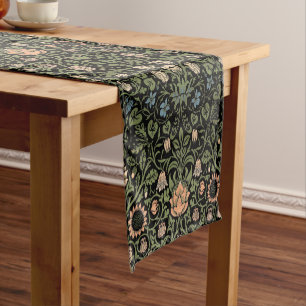 Chemin De Table Court William Morris Vintage Violet & Columbine Motif