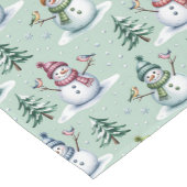 Chemin De Table Court Winter Snowman (Coin)