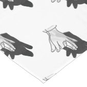 Chemin De Table Court Wolf Silhouette (Coin)