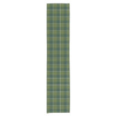 Chemin De Table Court Woodland and Evergreen Plaid (Devant)