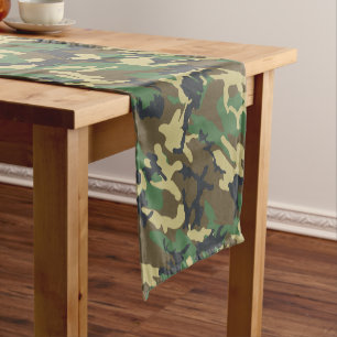 Chemin De Table Court Woodland Camo