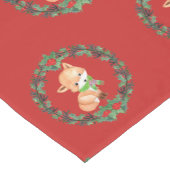 Chemin De Table Court Wreath de renard lunaire (Coin)