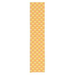 Chemin De Table Court Yellow Orange Shades Color