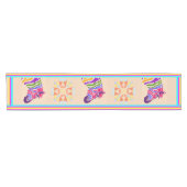 Chemin De Table Court Zebra Table Runner (Horizontal)