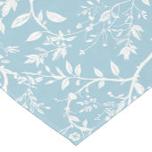 Chemin de table floral aqua moderne moyen (Coin)