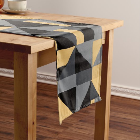 Chemin de Table Géométrie Moderne  Korte Tafelloper (Voorbeeld)