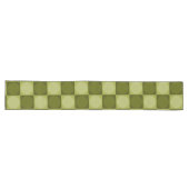 Chemin De Table Long 70s Checks and Circles Green (Horizontal)