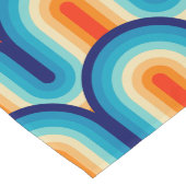 Chemin De Table Long 70s Rainbow Curves (Coin)