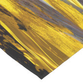 Chemin De Table Long Abstrait Gold Gris et Noir tendance et moderne (Coin)