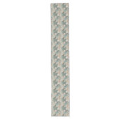 Chemin De Table Long Accents de coquillages pastel moelleux sur la tabl (Devant)