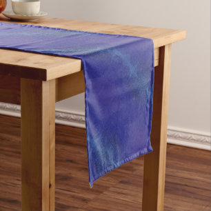 Chemin De Table Long Acceptation Médaillons de violet violet bleu Ind