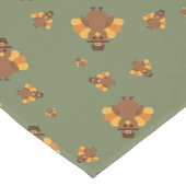 Chemin De Table Long Action de grâce Automne  Dinde verte (Coin)