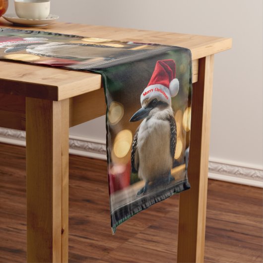 Chemin De Table Long adorable Noël Kookaburra, (In Situ)
