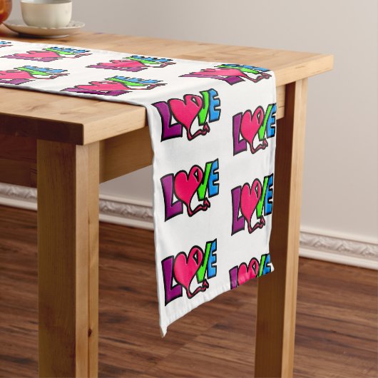 Chemin De Table Long Amour (In Situ)