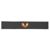 Chemin De Table Long Angel Fire Heart with Wings (Horizontal)