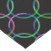 Chemin De Table Long Anneaux entrelacés 3D arc-en-ciel + vos idées (Coin)