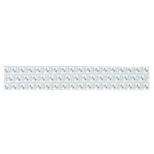 Chemin De Table Long Anse Bleue (Horizontal)