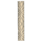 Chemin De Table Long Antique Gold Creative Leave Motif (Devant)