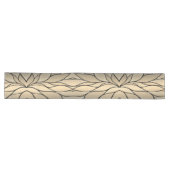 Chemin De Table Long Antique Gold Creative Leave Motif (Horizontal)