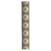 Chemin De Table Long Antique Golden Mandala Art Fleur texturée (Devant)