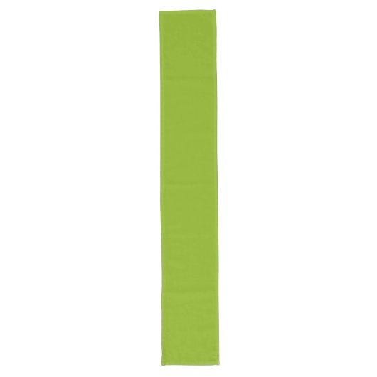 Chemin De Table Long APPLE GREEN (une couleur fruitée solide) ~ (Devant)
