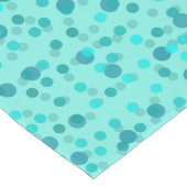Chemin De Table Long Aqua, turquoise et pois de mer (Coin)