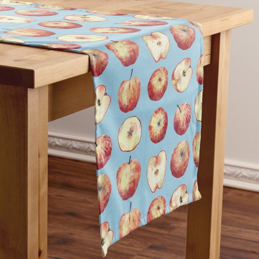 Chemin De Table Long Aquarelle Apple