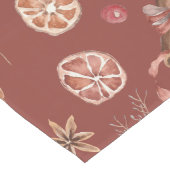 Chemin De Table Long Aquarelle Automne L'Action de grâce (Coin)