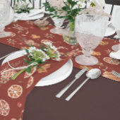 Chemin De Table Long Aquarelle Automne L'Action de grâce