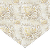 Chemin De Table Long Aquarelle classique Damask Table Runner Tones ivoi (Coin)